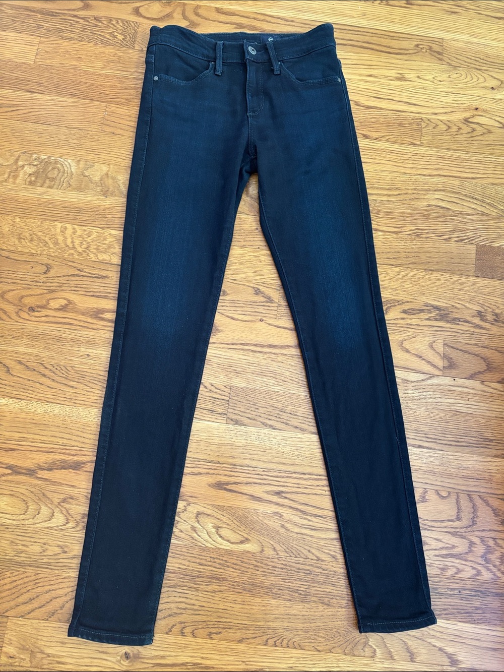 AG Adriano Goldschmied made in USA The Farrah Skinny high-rise blue jeans sz.24R